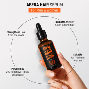 Abera Redensyl Hair Growth Serum Drug-Free Hair Thickening Serum - Abera
