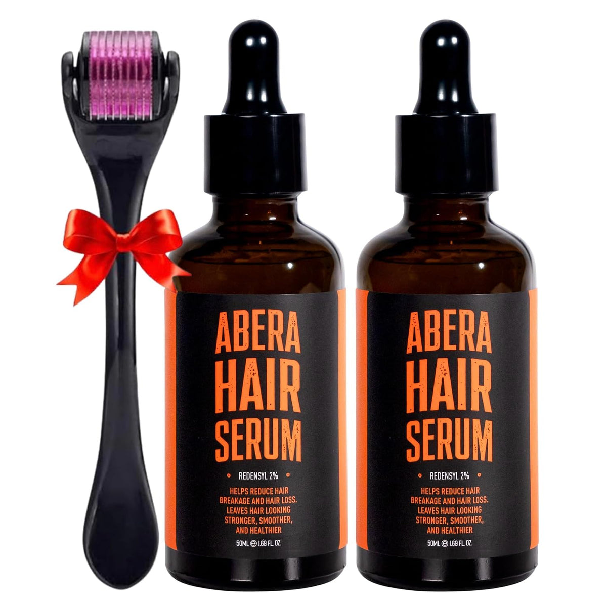 Abera Hair Growth Serum — 5 Actives, Drug-Free, Non-Greasy