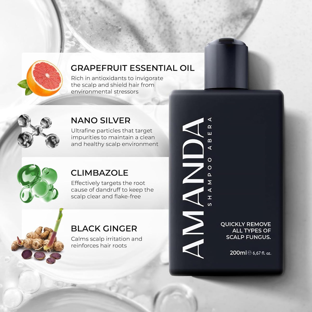 Amanda Herbal Anti Dandruff Shampoo - Abera