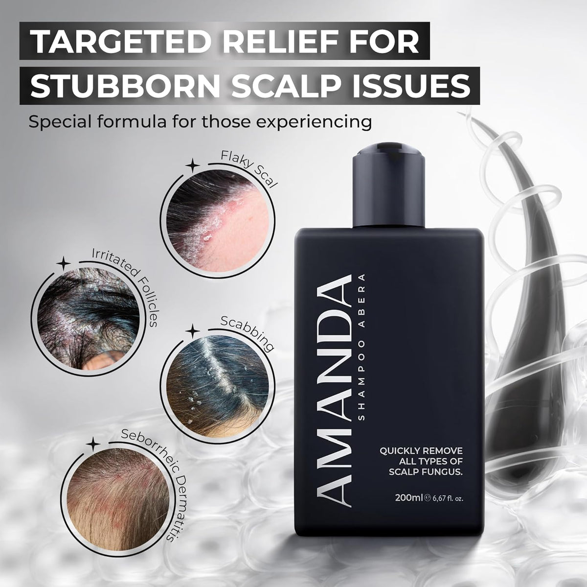Amanda Herbal Anti Dandruff Shampoo - Abera