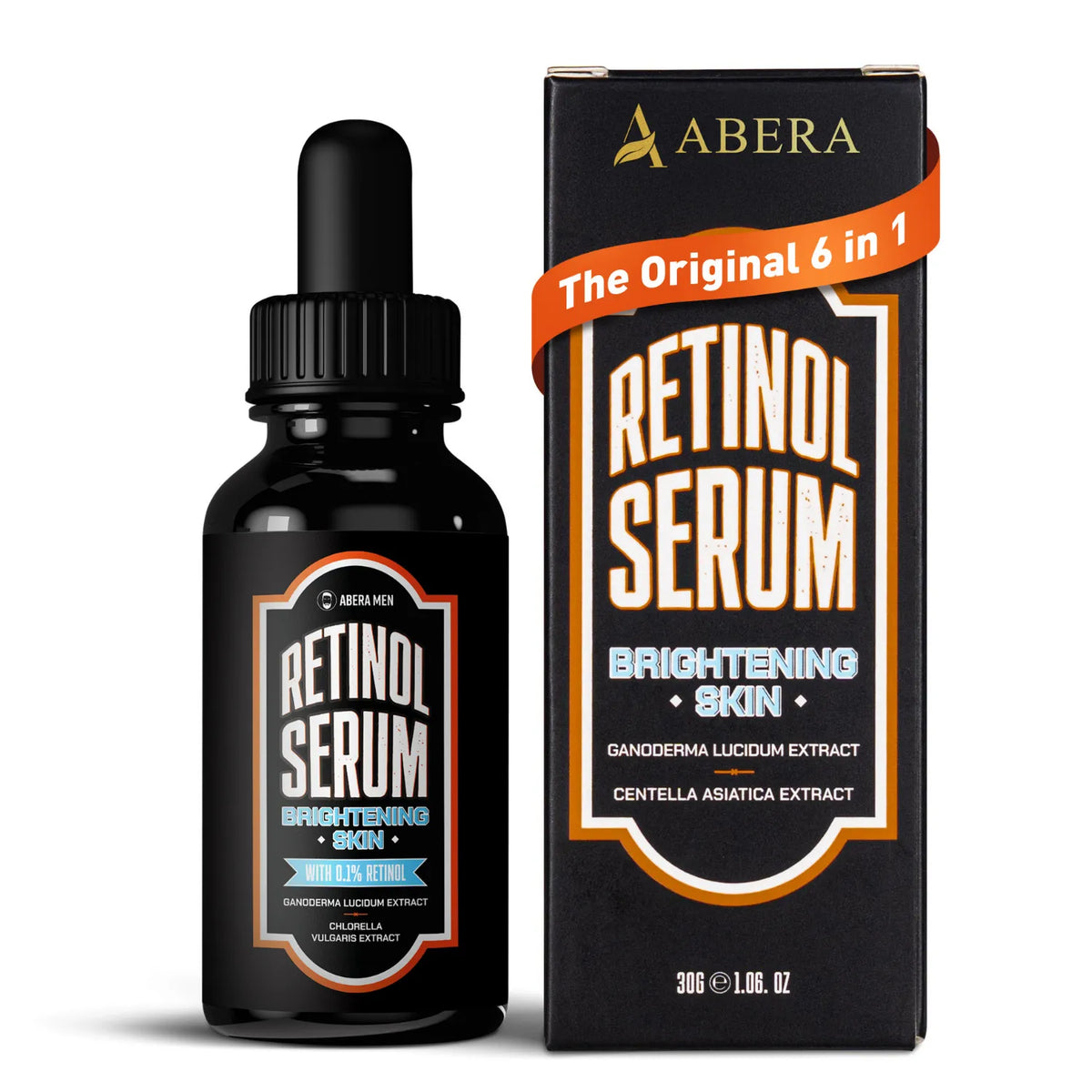 ABERA Men Retinol Serum, The 6-in-1 Anti-aging Serum for Men